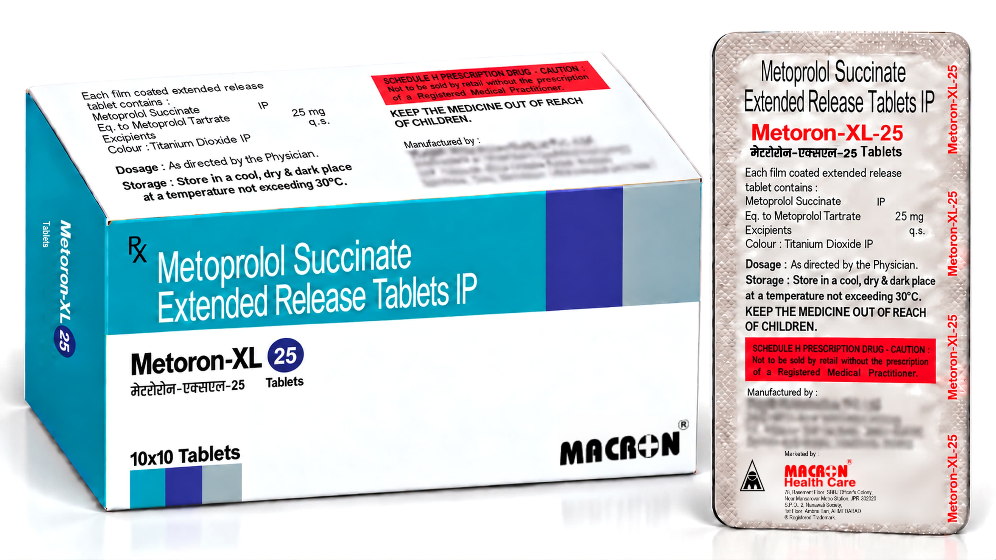 Metoron-XL-25 Extended Release Tablets product photo