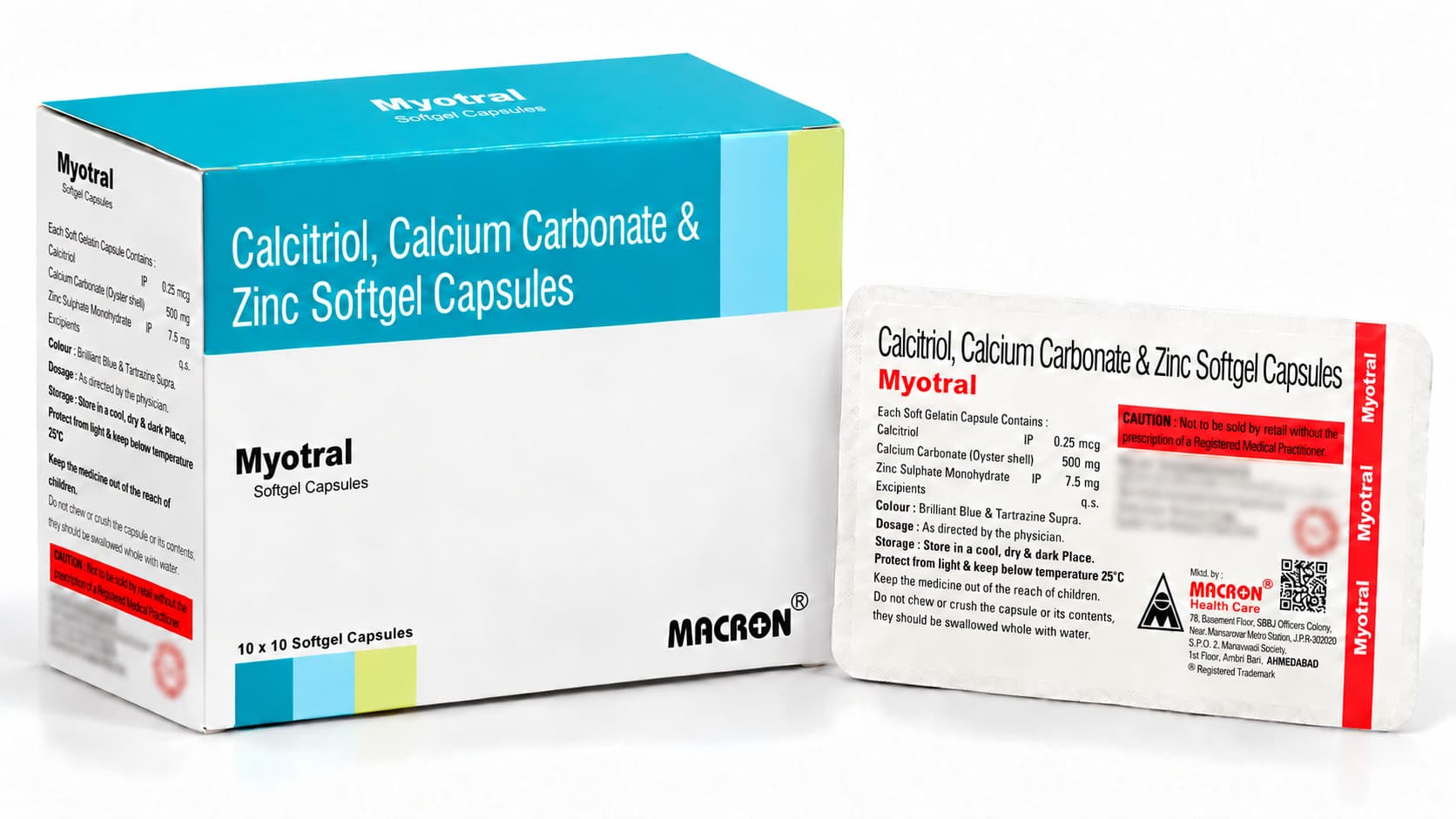 Myotral Soft Gelatin Capsules product photo