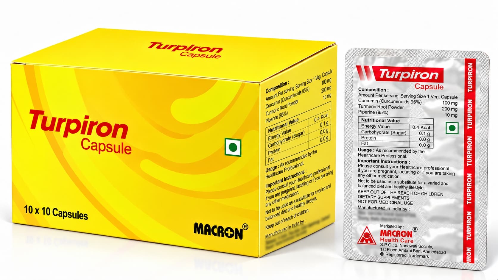 Turpiron Ayurvedic Capsule product photo